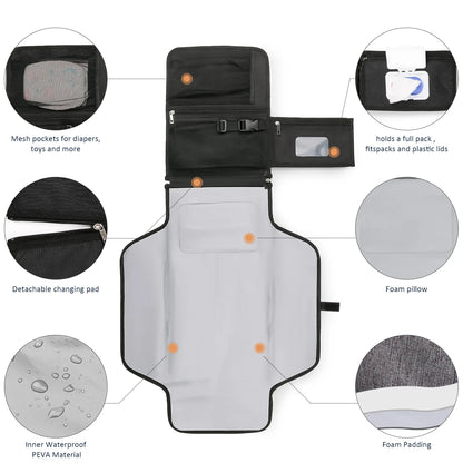 3-in-1 Baby Changing Mat & Organizer